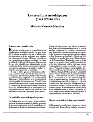 Los escultores novohispanos y sus ordenanzas