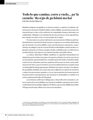 Todo lo que camina, corre y vuela… pa’ la cazuela. Ra n’go de ga hñuni ma hai