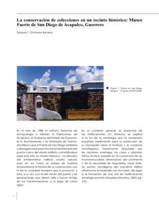 La conservación de colecciones en un recinto histórico: Museo Fuerte de San Diego de Acapulco, Guerrero