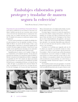 Embalajes elaborados para proteger y trasladar de manera segura la colección