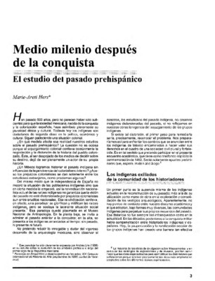Medio milenio después de la conquista