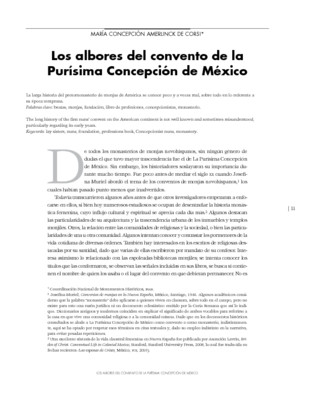Los albores del convento de la Purísima Concepción de México