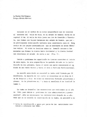 La Tumba 5 de Huijazoo