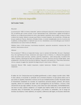1968: la historia imposible