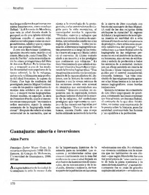 Guanajuato: minería e inversiones