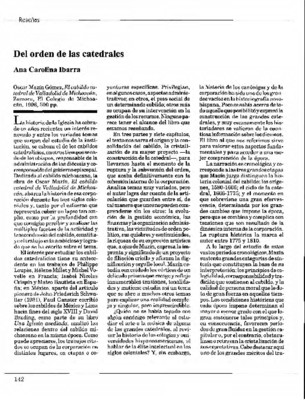 Del orden de las Catedrales