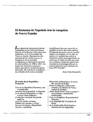 El fantasma de Napoleón tras la conquista de Nueva España