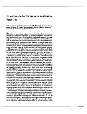 El estilo, de la forma a la sustancia