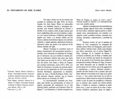 El testamento de José Juárez