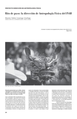 Rito de paso: la dirección de Antropología Física del INAH
