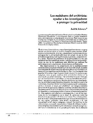 Los malabares del archivista: ayudar a los investigadores a proteger la privacidad