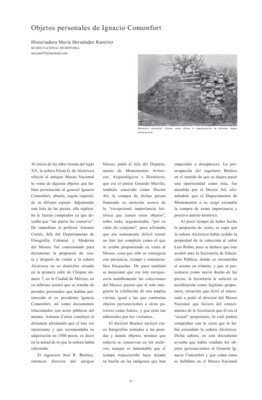 Objetos personales de Ignacio Comonfort