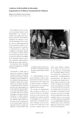 América, la diversidad en discusión. Exposición en el Museo Nacional de las Culturas