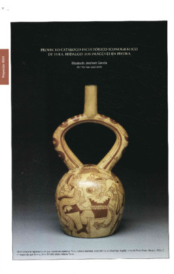 Proyecto Catálogo Escultórico-Iconográfico de Tula, Hidalgo: sus imágenes en piedra