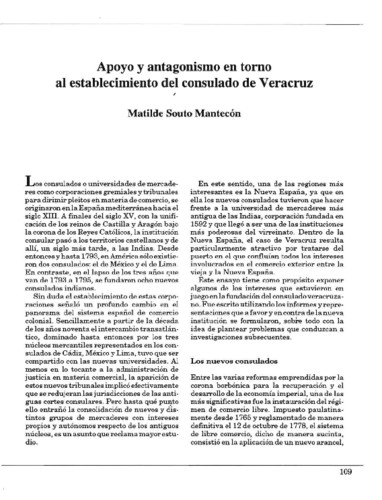 Apoyo y antagonismo en torno al establecimiento del consulado de Veracruz
