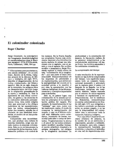 El colonizador colonizado