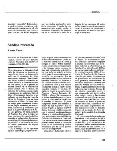Sandino rescatado