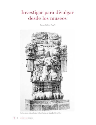 Investigar para divulgar desde los museos
