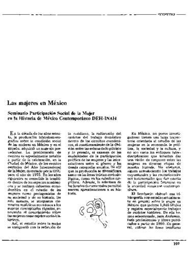 Las mujeres en México