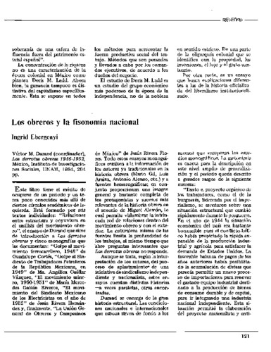 Los obreros y la fisonomía nacional