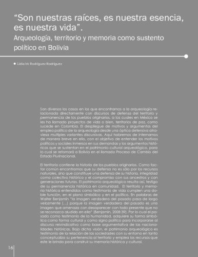 “Son nuestras raíces, es nuestra esencia, es nuestra vida”