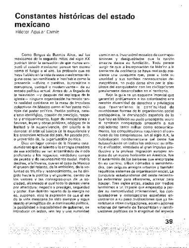 Constantes históricas del estado mexicano