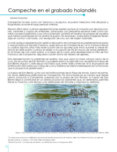 Campeche en el grabado holandés 