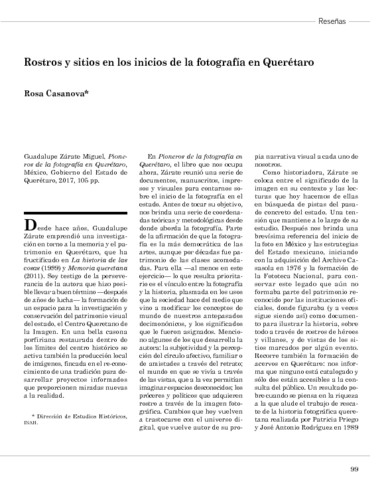 Rostros y sitios en los inicios de la fotografía en Querétaro