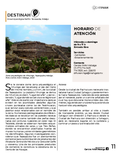 Zona Arqueológica Pahñú-Tecozautla, Hidalgo