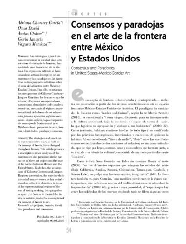 Consensos y paradojas en el arte de la frontera entre México y Estados Unidos
