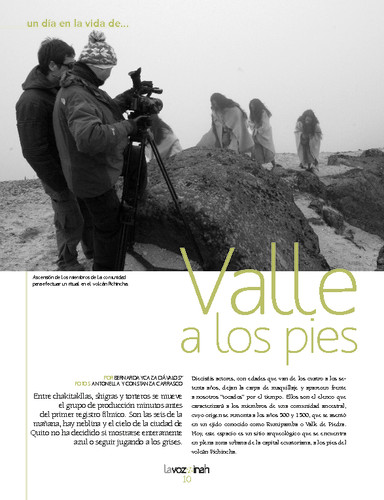 Un día en la vida de Valle de piedra, a los pies de un volcán