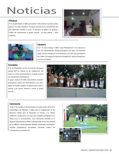 Noticias y Agenda