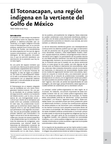El Totonacapan, una región indígena en la vertiente del Golfo de México