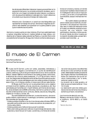 Un día en la vida de... El Museo de El Carmen