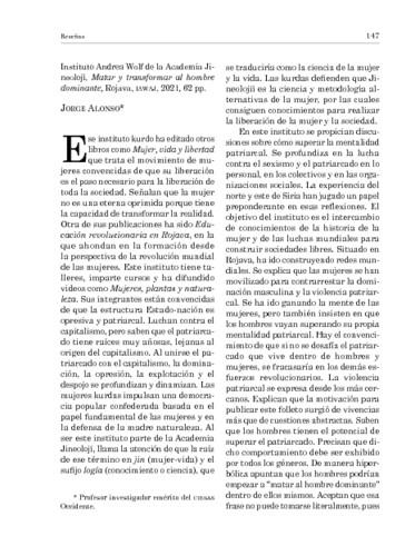 Instituto Andrea Wolf de la Academia Jineoloji, Matar y transformar al hombre dominante, Rojava, IAWAJ, 2021, 62 pp.