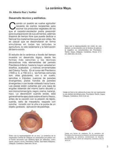 La cerámica Maya