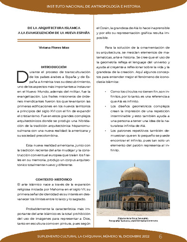 De la arquitectura islámica a la evangelización de la Nueva España