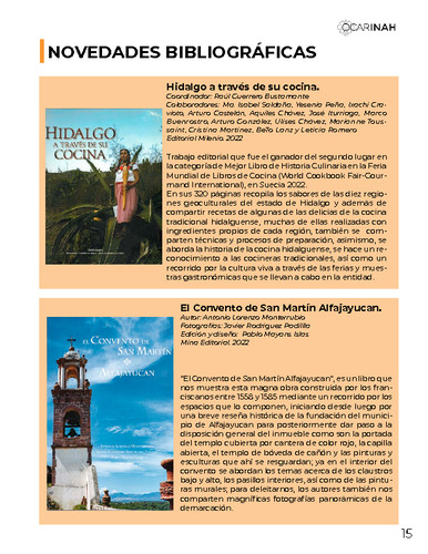 Novedades bibliográficas