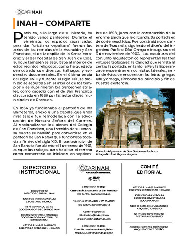 Portada del panteón de San Bartolo de Pachuca