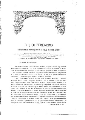 Méjico peregrino. Mejicanismos supervivientes en el inglés de Norte América