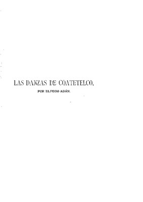Las danzas de Coatetelco.