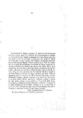Leona Vicario. Documento I