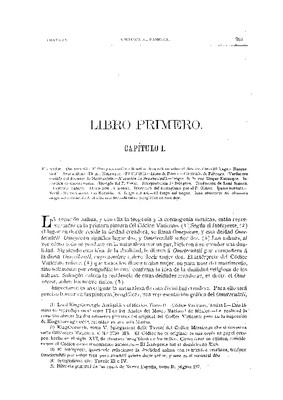 Libro Primero. Capítulo I.- El creador