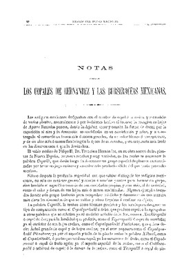 Notas acerca de los copales de Hernández y las burseráceas mexicanas.