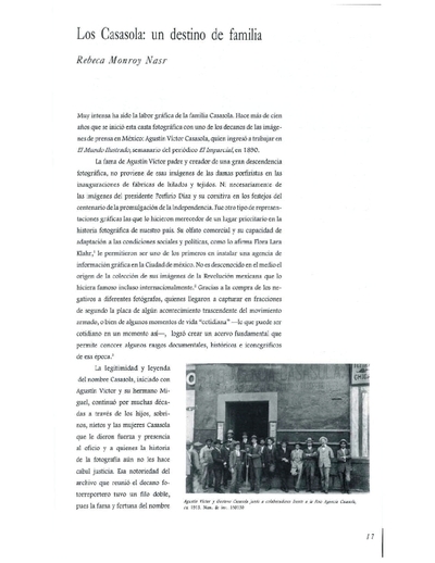 Los Casasola: un destino de familia