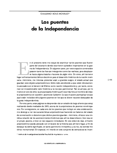 Los puentes de la Independencia