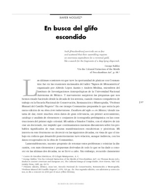 En busca del glifo escondido