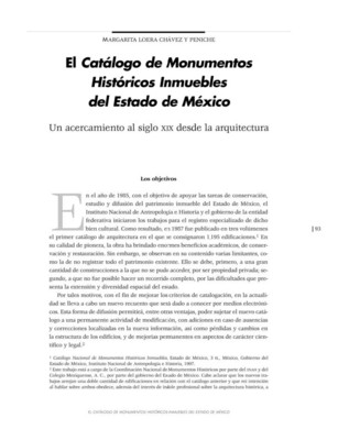 El Catálogo de Monumentos Históricos Inmuebles del Estado de México. Un acercamiento al siglo XIX desde la arquitectura