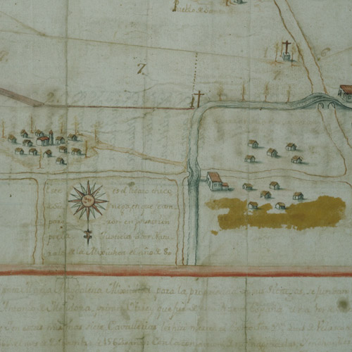 Plano de la Magdalena Mixhuca