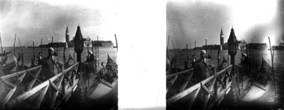 Personaje en un muelle, retrato